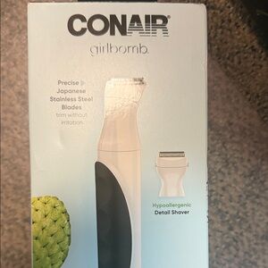 Conair Girlbomb Hypoallergenic Detail Shaver and trimmer  cordless brand new